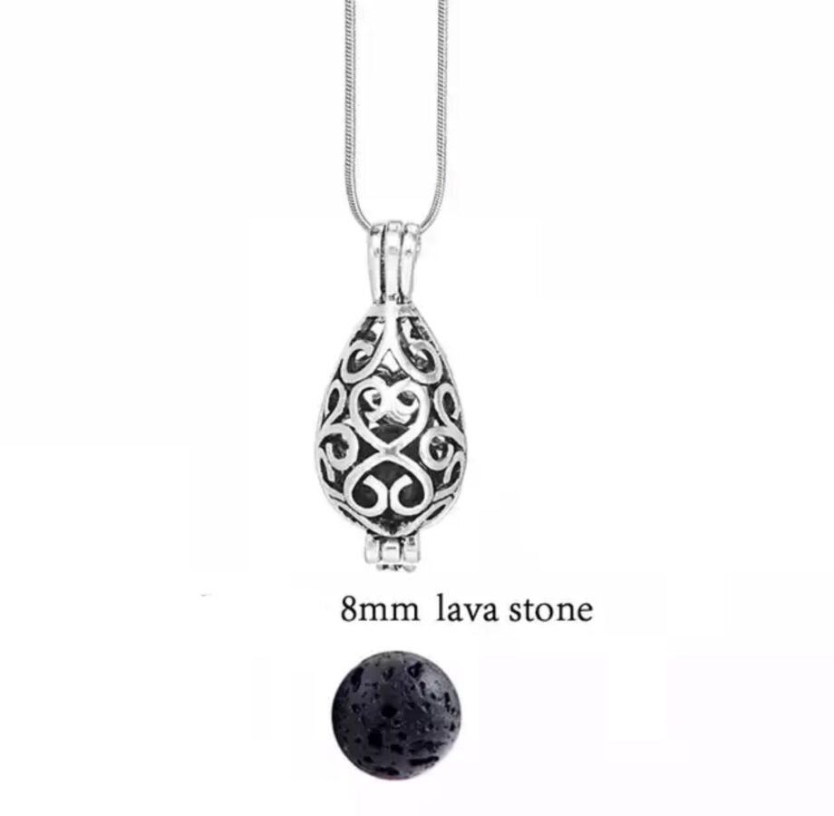 Hollow Teardrop Lava Pendant