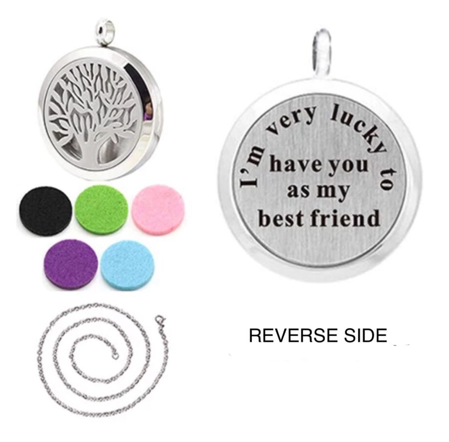 Best Friend Tree of Life Pendant  (inscribed)