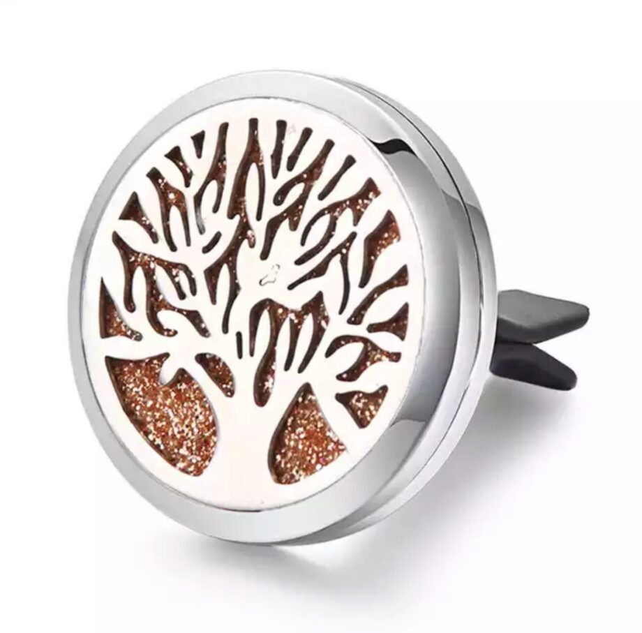 Car Diffuser Tree of Life  (Silver)