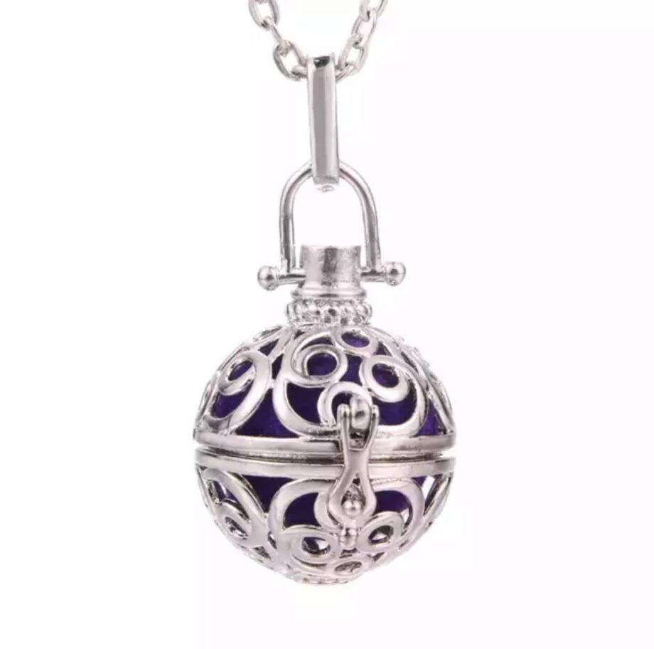 Hollow Swirl Ball Pendant