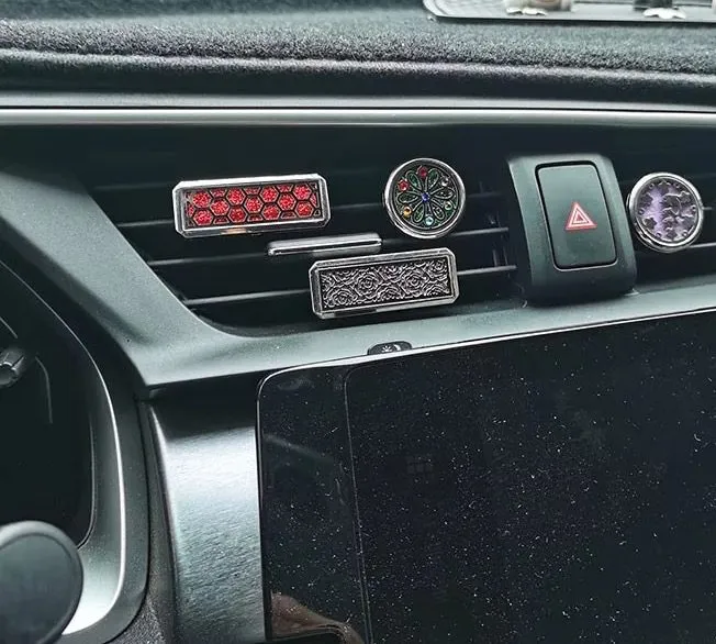 Car Diffuser Rectangle Checked