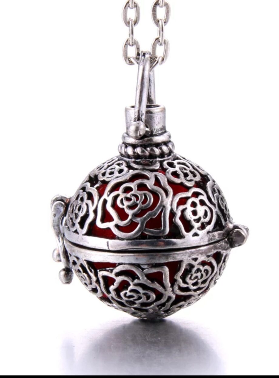 Hollow Flower Ball Pendant