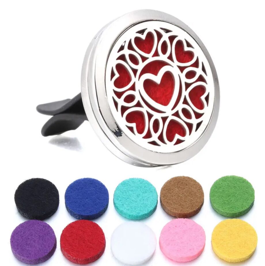 Aromatherapy Car Hearts Diffuser