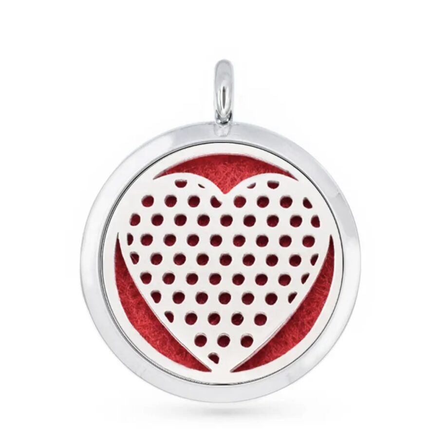 Aromatherapy Diffuser Heart Pendant